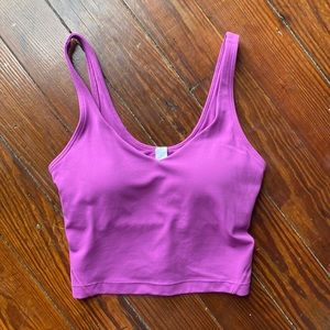 vivid plum align tank size 2 lululemon